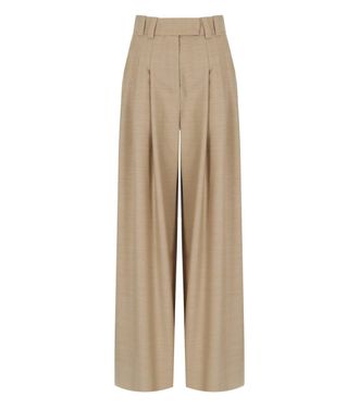 Marella PANTALONE A PALAZZO VERBENA BEIGE MARELLA