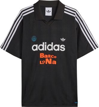 adidas x Bad Bunny DtMF Tour Merch Barcelona Relaxed Jersey Asia Sizing T-Shirt Black LH0434