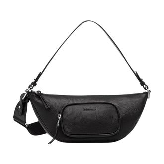 Coccinelle Tassen, Dames, Zwart, ONE Size, Leer, Compacte Crossbody Tas