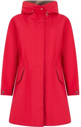 Moorer Korte Jas - Dames - Parka Jassen - Rood - 2XS - Katoen - Jassen