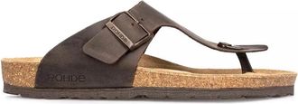 Rohde Flat Sandalen - Heren - Slippers - Bruin - 41 EU - Schoenen