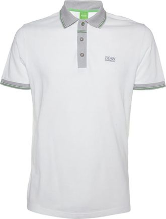 BOSS pre-owned cotton polo shirt - White