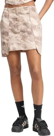 adidas Originals Camo Cargo Miniskirt in Multicolor/wonder Beige at Nordstrom, Size 10