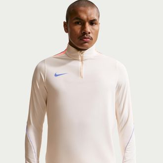 Nike Mens Strike Dri-FIT Soccer Drill Top in Brown | IF1455-110