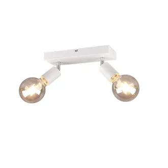 Reality Trio - Lighting Vannes Bar 2 Spots Ajustables Blanco L&aacute;mparas Excluidas R80182031