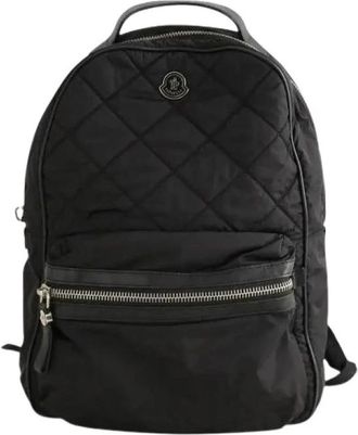 Moncler Pre-owned Backpack - Dames - Vintage Rugzakken - Zwart - ONE Size - Vintage