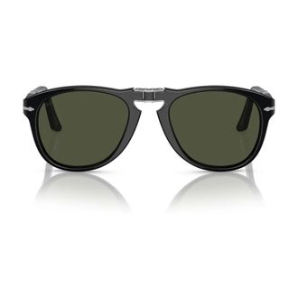 Persol Sunglasses, unisex, Black, Size: 54 MM Po0714 Folding Sunglasses
