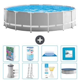 Intex Piscina Prism Frame Redonda - 457x122 Cm - 9-piezas S602