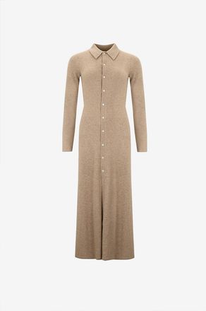 Guest In Residence Strick-Hemdkleid aus feinem Kaschmir Showtime