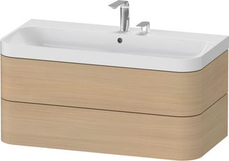 Duravit Duravit Happy D.2 Plus C-shaped Set Suspendu, 975x490mm, 2