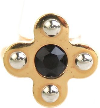 Louis Vuitton Gold Metal Band Ring (Pre-Owned)