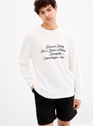 Le 31 Mens Cursive note T-shirt Imported from Seoul