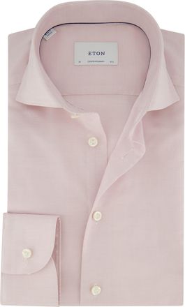 Eton Contemporary fit overhemd wide collar Eton roze