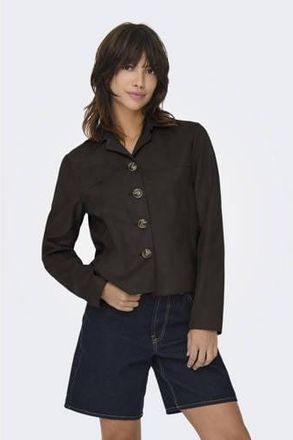 Jacqueline de Yong suede jasje bruin