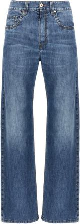 Brunello Cucinelli Mujer, Vaqueros, Azul, Talla: L