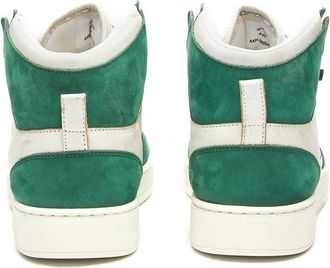 Axel Arigato Womens High-Top Leather Sneakers White Rubber Sole