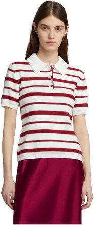 Max Mara Mmlcarioca Polo - Dames - Polos - Veelkleurig - L - Katoen - Tops
