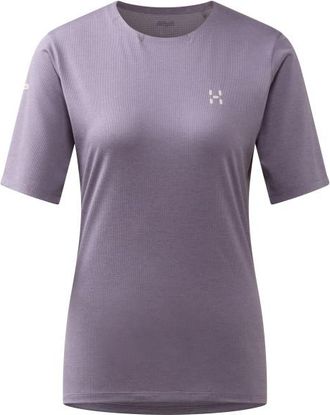 Hagl&ouml;fs L.I.M Ridge Tee Laufshirt f&uuml;r Damen | lila