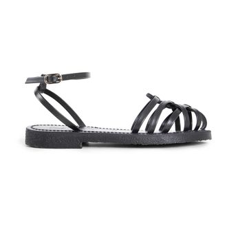 K.Jacques K.jacques, Schoenen, Dames, Zwart, 42 EU, Leer, Cyrenia Sandal