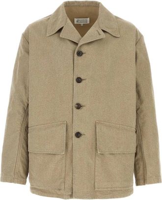 Maison Margiela Sportsjacket - Heren - Zomerjassen - Beige - M - Jassen