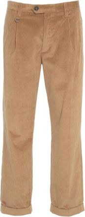 Paolo Pecora Hombre, Pantalones, Marrón, Talla: S