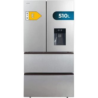 Cecotec Cecotec Frigor&iacute;fico Puerta Francesa Inox Con Dispensador De Agua De 510 L Bolero Coolmarket Fd 510 Wd Inox E. 183 Cm De Alto 84 Cm De Ancho Motor
