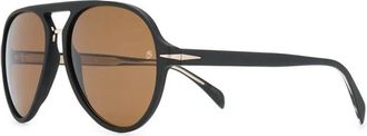 Eyewear by David Beckham Zonnebrillen - Heren - Zonnebrillen - Zwart - 57 MM - Accessoires