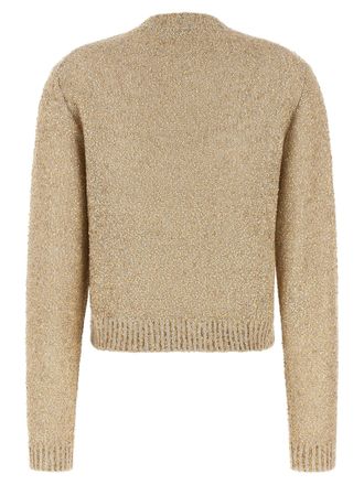 Brunello Cucinelli Micro Sequin Sweater - beige