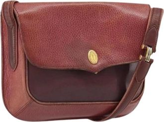 Cartier Pre-owned Leren Crossbody Tas - Dames - Vintage Schoudertas - Rood - ONE Size - Leer - Vintage