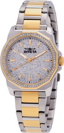 Invicta Speedway Quartz Crystal Silver Dial Ladies Watch 49129