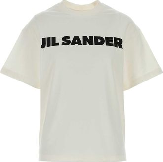Jil Sander White Cotton Oversize T Shirt