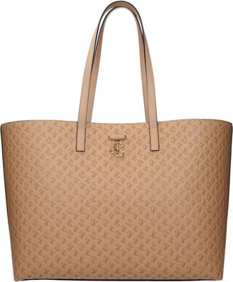 Jimmy Choo London Brown Leather Shoulder Womens Bag