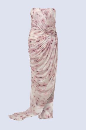 BCBGeneration Isabella Gown in Bouquet Print Ash Purple at Nordstrom, Size 10
