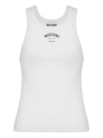 Moschino Classic White Top with Minimalist Design