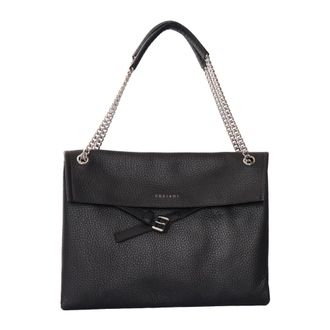 Orciani Shoulder Bags, female, Black, Size: ONE SIZE Venus Gotham Midi