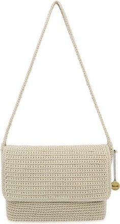 The Sak Marlow Crochet Flap Shoulder in Ecru at Nordstrom