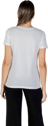 A|X Armani Exchange Embroidered Logo Cotton T-Shirt - White