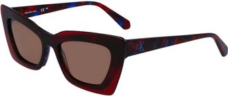 Calvin Klein Jeans CKJ23656S 602 Womens Sunglasses Tortoiseshell Size 52