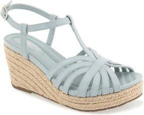 Kenneth Cole Reaction Capci Platform Wedge Sandal in Steel Blue at Nordstrom Rack, Size 5.5