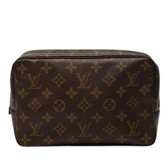 Louis Vuitton Pre-owned Clutches, female, Brown, Size: ONE SIZE Pre-owned Trousse Toilette