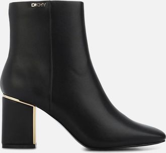 DKNY Womens Cianna Heeled Boots - Black - Size: 4