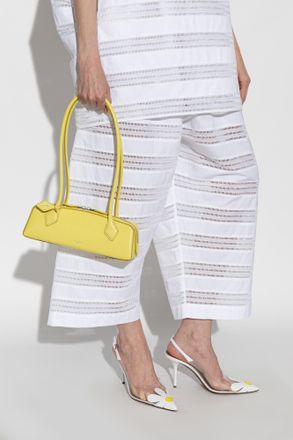 Alaia Le Teckel Small Bag, Womens, Yellow