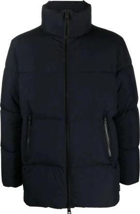 Herno Blauwe Puffer Donsjas - Heren - Gewatteerde jassen - Blauw - 4XL - Polyester - Jassen
