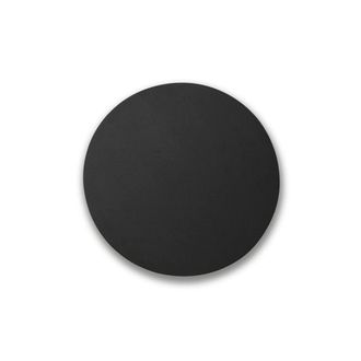 Netlighting Board Led Black Round Flush Wall Lamp 8W 2700K