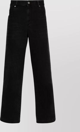 Isabel Marant wide leg cotton denim trousers