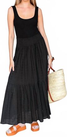 Emerson Fry Solstice Skirt In Black