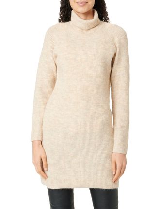 Pieces Female Knitted Dress PCELLEN, White Pepper, S