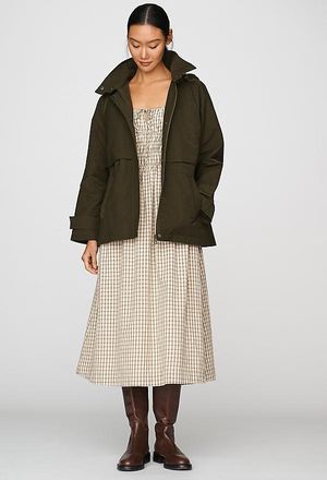 Bernardo Funnel Neck Utility Jacket