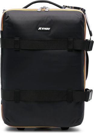K-Way small Blossac suitcase - unisex - Polyester/Polyamide - OS - Black