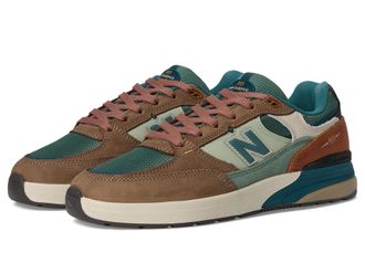 New Balance Unisex-Adult 933 Andrew Reynolds, Tan/Teal, 14.5 Wide Women/13 Wide Men